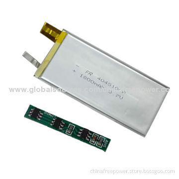 1800mAh Lithium Polymer Battery, Safety, Thin